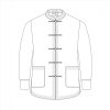 Uniforme de chef Chaqueta Oriental draw
